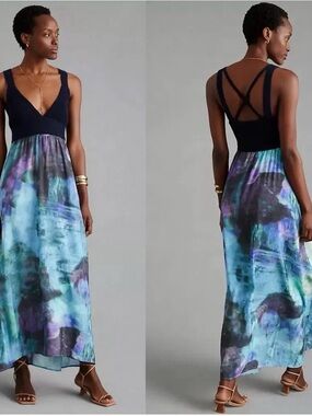 maeve ruched floral maxi dress Maeve Ruched Floral Maxi Dress